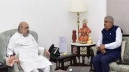 West Bengal Governor Jagdeep Dhankhar Meets Amit Shah in Delhi Amid Row Over Birbhum Violence