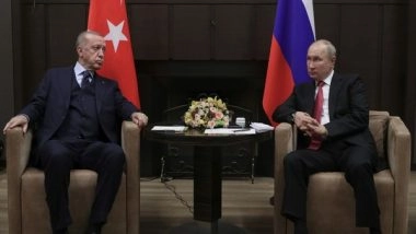 World News | Erdogan Plans to Hold Negotiations with Putin: Turkish Foreign Minister