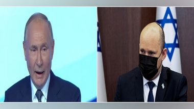 Vladimir Putin Discusses Ukraine Crisis With Naftali Bennett, Expresses Condolences for Terror Attack in Israel