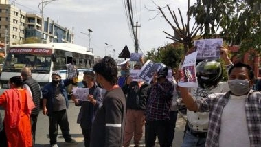 World News | People in Nepal Hold Protest Against Chinese Atrocities in Tibet