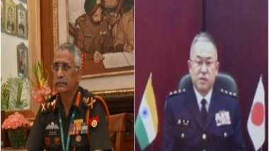 World News | Army Chief Gen Naravane Speaks to General of Japan Ground Self-Defense Force on Defence Cooperation
