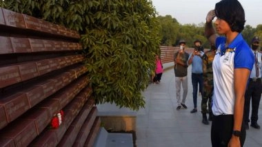 Sports News | Olympic Medallist Boxer Lovlina Borgohain Visits National War Memorial