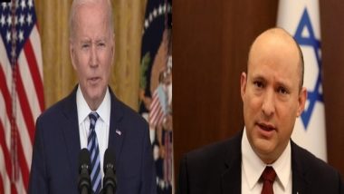 World News | Biden Speaks with Bennett, Expresses Condolences for Terror Attack in Israel