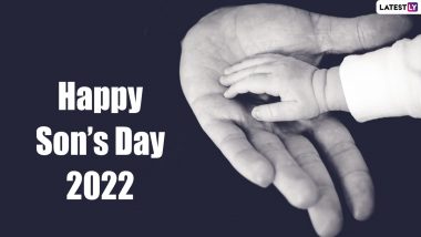 National Sons Day 2022 Greetings & HD Images: 'Happy Son’s Day' WhatsApp Messages, Encouraging Words, Wishes and Quotes To Share With Your Beloved Boy Child