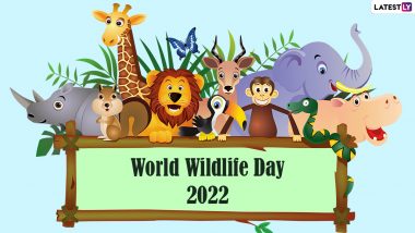 World Wildlife Day 2022 Quotes, HD Images & Slogans: Send WhatsApp Stickers, Wildlife Protection Sayings, Powerful Messages and Telegram Greetings to Raise Awareness