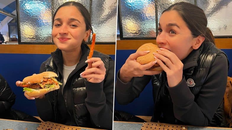 Alia Bhatt Celebrates Gangubai Kathiawadi’s Box Office Century With Vegan Burger and Fries (View Pics)