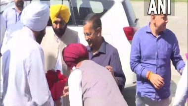 India News | Punjab CM-designate Bhagwant Mann Receives Kejriwal, Sisodia at Amritsar; to Hold Roadshows in City