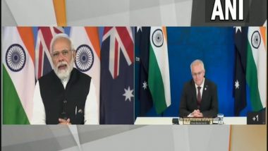 India-Australia Summit: PM Narendra Modi, Scott Morrison Express Concern Over Myanmar Situation, Says Harsh Vardhan Shringla