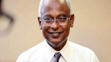 World News | Maldives President Solih Thanks India for 'generous' COVID, Financial Aid in Last 2 Years