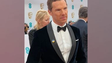 Entertainment News | Benedict Cumberbatch Wears Badge Supporting Ukraine at BAFTA 2022