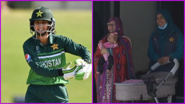 Bismah Maroof Dedicates Half-Century to her Daughter Fatima With Cradle Celebration During PAK W vs AUS W ICC Women's Cricket World Cup 2022 Match