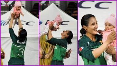 Bismah Maroof Plays With Daughter Fatima After Pakistan Women's Win Over West Indies Women, ICC Adds 'Circle of Life' Flavour from The Lion King to it (Watch Video)