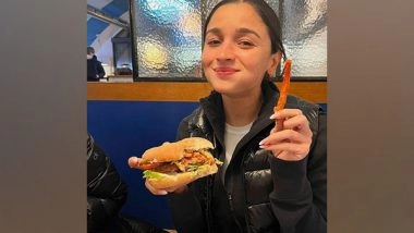 Entertainment News | Alia Bhatt Celebrates with Burger, Fries as 'Gangubai Kathiawadi' Enters Rs 100 Crore Box Office Club