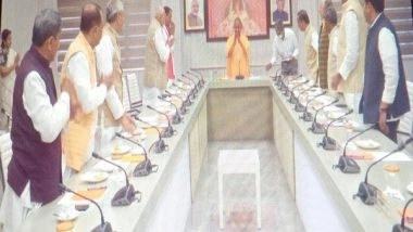 India News | Yogi Adityanath Chairs Last Cabinet Meeting of His First Tenure