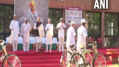 Dandi March 92nd Anniversary: Amit Shah Flags Off 'Dandi Cycle Yatra' in Ahmedabad