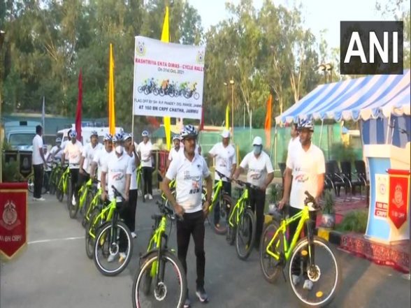 India News | Jammu and Kashmir Cycles Towards Sustainable Development, Physical Fitness - Vimarsana News