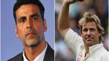 Entertainment News | Could Not Have Loved Cricket Without Being in Complete Awe of Shane Warne: Akshay Kumar