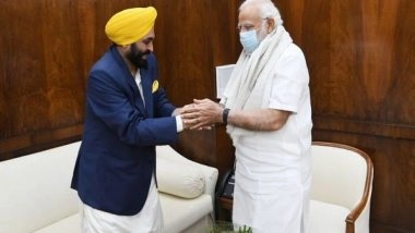 India News | Punjab CM Bhagwant Mann Meets PM Modi