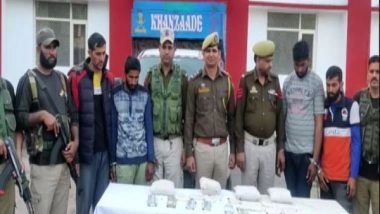 India News | J&K: Police Arrest 4 Drug Peddlers, Recover 4 Kg Drugs, Rs 1 Lakh in Cash