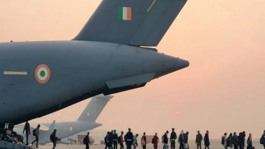 India News | Operation Ganga: Indian Air Force Brings Back 629 Evacuated Indian Nationals from Romania, Slovakia, Poland on Saturday