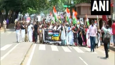 India News | Kerala's Mahila Congress Protests Against Atrocities on Women in State