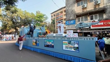 India News | Indian Navy Participates at Goa Carnival Displaying Tableau Presenting Short Skit
