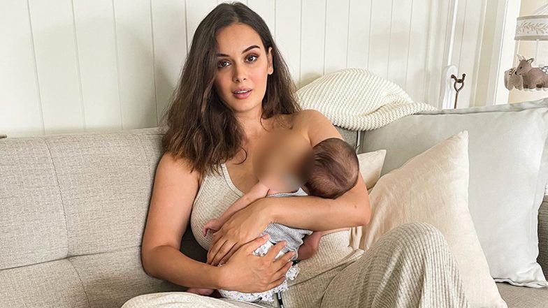 Evelyn Sharma Shares A Picture Of Nursing Her Baby Ava And Says ‘Breast Is Best’