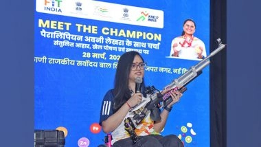 Sports News | Avani Lekhara Feels More Energetic After Adopting Balanced Diet