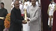 India News | Former CAG Rajiv Mehrishi Receives Padma Bhushan, in Field of Civil Services