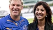 Entertainment News | Legends Live On: Shilpa Shetty Pays Tribute to Shane Warne