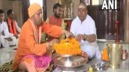 India News | Maha Shivaratri: Yogi Adityanath Offers Prayers at Gorakhnath Temple