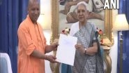 India News | Yogi Adityanath Calls on Governor Anandiben Patel, Stakes Claim to Form Uttar Pradesh Government