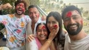 Entertainment News | Katrina Kaif, Vicky Kaushal Celebrate Family-style First Holi After Wedding