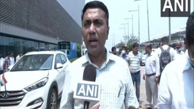 India News | Goa CM-designate Pramod Sawant Inspects Preparations for Swearing-in Ceremony