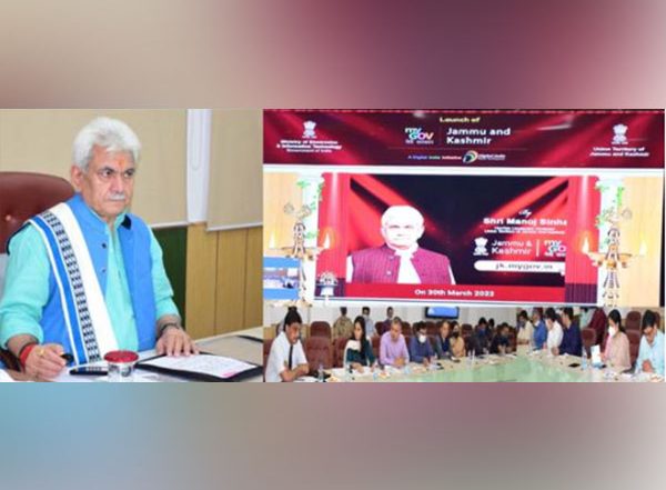 India News | LG Manoj Sinha Launches MyGov Platform for Jammu and Kashmir
