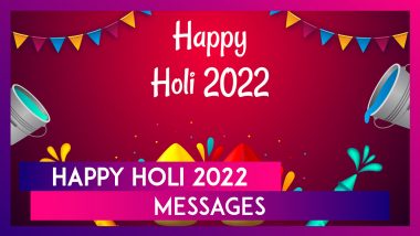 Happy Holi 2022 Wishes: Messages for Husband and Wife, Images & Quotes for the Colourful Celebration