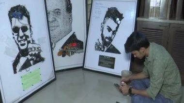 India News | 21-yr-old Assam Art Student Creates Portraits Using Electronic Waste