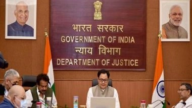 India News | Law Minister Kiren Rijiju Launches New 'divyang-friendly' Website of Department of Justice