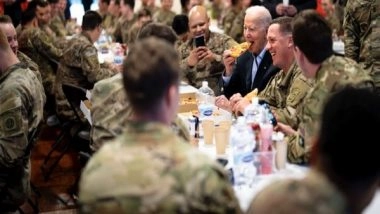 World News | Biden in Poland to See US Troops, Ukraine Refugees