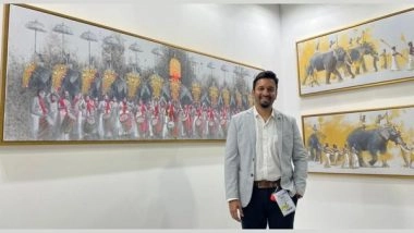 Business News | Pankaj Bawdekar's Artwork on Cultural Traditions of Kerala Mesmerizes Art Enthusiasts at World Art Dubai 2022