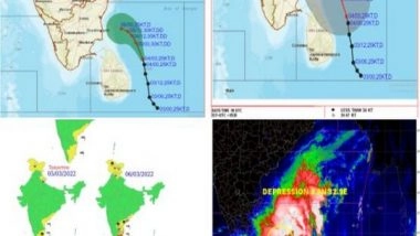 India News | Depression over Southwest Bay of Bengal to Intensify into Deep Depression in Next 24 Hrs, IMD Issues Weather Warning for TN