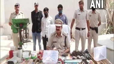 India News | Haryana Police Busts Illegal Arms Factory in Gurugram