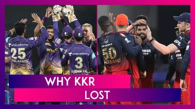 Royal Challengers Bangalore vs Kolkata Knight Riders IPL 2022: 3 Reasons Why KKR Lost