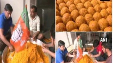 India News | BJP Workers Prepare 'laddoos' to Celebrate Party's Thumping Performance in State Polls
