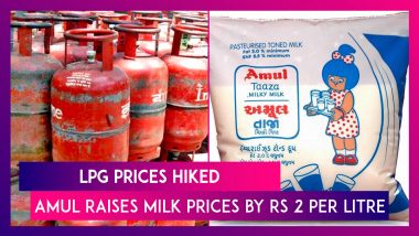 LPG Prices Hiked, Amul Raises Milk Prices By Rs 2 Per Litre