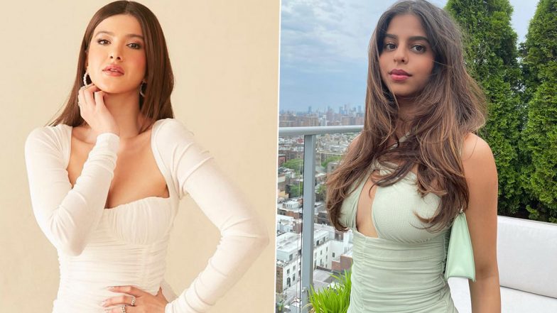 Shanaya Kapoor Looks Gorgeous in a White Mini Bodycon Dress; Suhana Khan Calls Her Bestie ‘Hottt’! (View Pics)