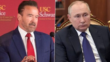 Arnold Schwarzenegger Appeals to Russian President Vladimir Putin to Stop War in Ukraine