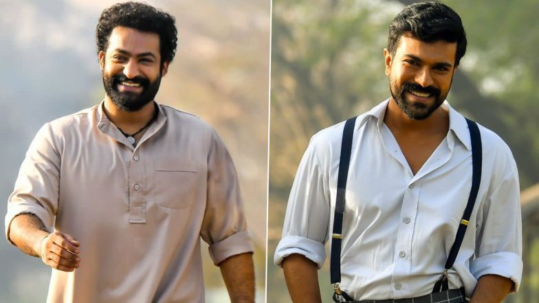 RRR: Makers Drop Exciting Stills of Jr NTR As Bheem and Ram Charan As Ramaraju From SS Rajamouli’s Magnum Opus! (View Pics)