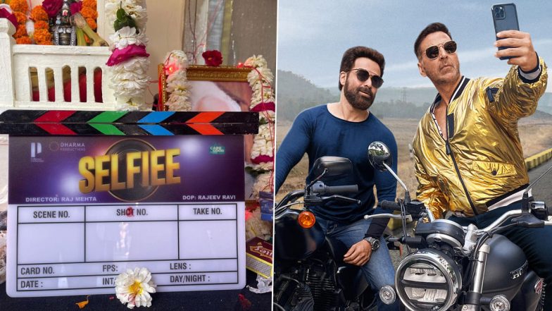 Selfiee: Akshay Kumar and Emraan Hashmi’s Official Remake of Prithviraj Sukumaran’s Malayalam Film Driving Licence Goes on Floor!