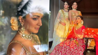 Kiara Advani Looks Gorgeous in Lehenga As She Shares Pictures From Her Sister Ishita Advani’s Wedding